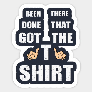 T-shirt Quote Sticker